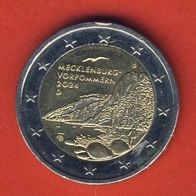 Deutschland 2 Euro 2024 G Mecklenburg Vorpommern