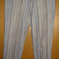 Hose, Gr. ca. 23, blau-oliv-weiß gestreift