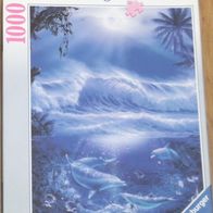 Ravensburger Puzzle- Delfine im Mondlicht - 1000 Teile -50 x 70 cm