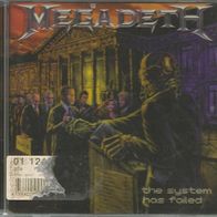 Megadeth " The System Has Failed " CD (2004)