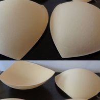 3 !! Paar BH oder Bikini Einlegeschalen Schaumstoff