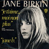 7 Vinyl Jane Birkin / Je taime moi non plus