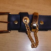 Gürtel, blau, ca. 103 cm