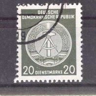 DDR Dienstmarke A Michel Nr. 22 gestempelt