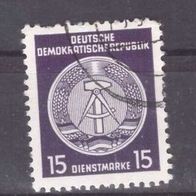 DDR Dienstmarke A Michel Nr. 21 gestempelt