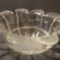 Schüssel Glas Blumenform