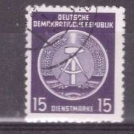 DDR Dienstmarke A Michel Nr. 6 gestempelt