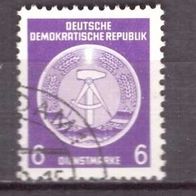 DDR Dienstmarke A Michel Nr. 2 gestempelt