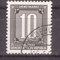 DDR Dienstmarke B Michel Nr. 2 gestempelt