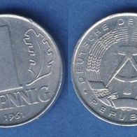 DDR 1 Pfennig 1961 A