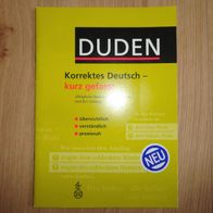 Duden Korrektes Deutsch-kurz gefasst Alltägliche Schreibschwierigkeiten