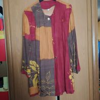 Bluse mehrfarbig, langarm, Größe 50