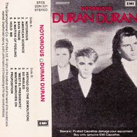Duran Duran - Notorious (1986) monster rare INDIA issue cassette MC Tape
