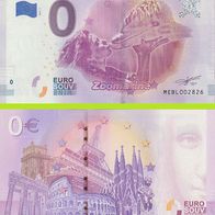 0 Euro Schein Zoomarine Algarve MEBL 2019-1 selten Nr 2827