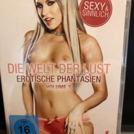 DVD "Die Welt der Lust - Erotische Phantasien 3" - Erotik - Neu & OVP- FSK 16