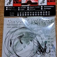 Neu! 9 Profi-Blinker Carbon X Protector Hechtvorfach Stahlvorfach Drilling T:8kg
