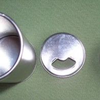 Sonnentor Streudose leer aus Weißblech H=9cm 1 Loch Streueinsatz Gewürzdose Streudose