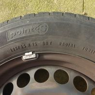 Point S Sommerreifen Kompletträder mit Stahlfelgen 185/65 R 15 88 T (4 Stück)