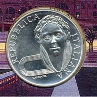 Italien Silber 500 Lire 1992 XXV. Olympische Spiele Barcelona