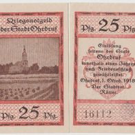 Ohrdruf-Notgeld. 25 Pfennig vom 01.10.1918 Trinitatiskirche 1 Schein