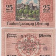 Ohrdruf-Notgeld 25 Pfennig vom1.7.1919, 1 Schein