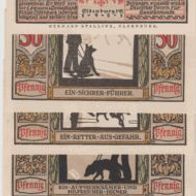 Oldenburg-Notgeld 6x50 Pf. Deutscher Verein für Sanitätshunde 1921 6 Scheine