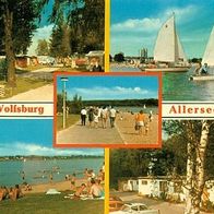 38440 Wolfsburg Campingplatz am Allersee 5 Ansichten um 1976