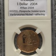 Kanada - Canadá - 1 Dollar 2004 - Lucky Looni in Edelkapsel - siehe Fotos