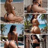 sexy Girls und Frauen NSFW Sammlung von KI-Modellen 60 Bilder Digitale KI-Bilder