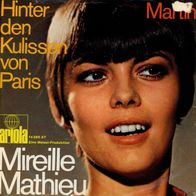 7 Vinyl Mireille Mathieu / Hinter den Kulissen von Paris