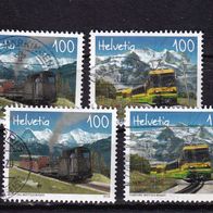 Schweiz MiNr. 2534-2535 Bahnen kpl. gestempelt eine zur Auswahl M€ 5,50 #I118b