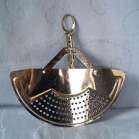 Abgießhilfe Edelstahl für Töpfe Schüsseln Maße ca. 12 x 23 cm