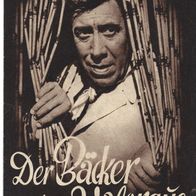 Filmprogramm PF Nr. 33/54 Der Bäcker von Valorgue Fernandel 4 Seiten
