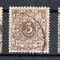 Dt. Reich Nr. 45 - 2 (3 Farbtöne) gestempelt (2121)