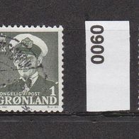 Grönland Mi. Nr. 28 König Frederik IX. + Nr. 60 Eisbär o <