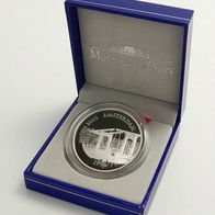 Frankreich 100 Francs = 15 Ecus 1996 Silber PP, Doppelzugbrücke in Amsterdam
