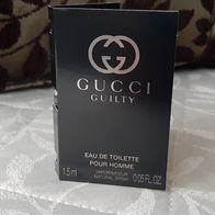 GUCCI - GUILTY Pour Homme EDT Vaporisateur Natural Spray 1,5 ml (Probe)