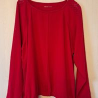 Rotes Langarmshirt in Gr. 42 (N5)