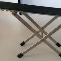 Fußstütze Fußbank verstellbar für Musiker aus Metall *