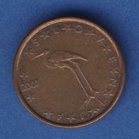 Slowenien 1 Cent 2007