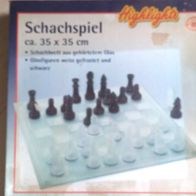 Glas Schachspiel