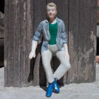 Figur, Mann sitzend, Preiser, Spur G, 1:22,5