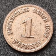 1419(9) 1 Pfennig (Kaiserreich) 1908/ A in s .......... von * * * Berlin-coins * * *