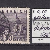 Österreich 1929 Freimarken: Landschaften MiNr. 506 Vollstempel Wien