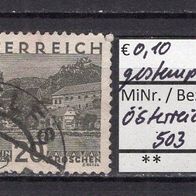 Österreich 1929 Freimarken: Landschaften MiNr. 503 gestempelt -2
