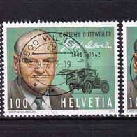 Schweiz MiNr. 2284 Gottlieb Duttweiler gestempelt eine zur Auswahl M€ 1,80 #I122f