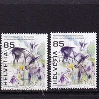 Schweiz MiNr. 2145 Biodiversität gestempelt eine zur Auswahl M€ 1,50 #I128f