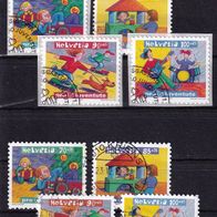 Schweiz MiNr. 1853-1856 Pro Juventute kpl. gest. eine zur Auswahl M€ 8,00 #I139bc