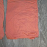 2 Spannbettlaken 90 x 190 - 100x200 cm orange Baumwolle *