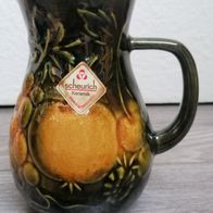 Scheurich kleiner Krug fat Lava mit Obst Motiv *